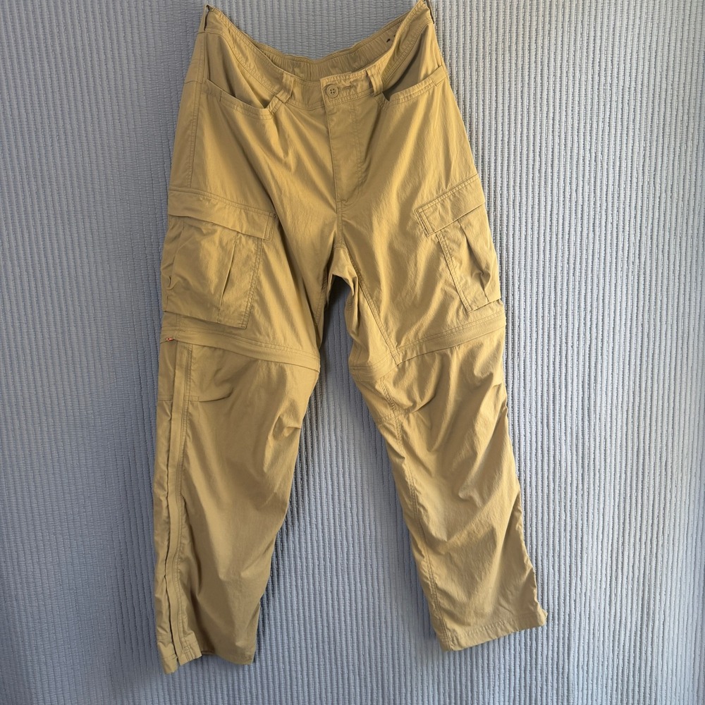 REI Convertible Hiking Pants 36x32 Tan Excellent Cargo Outdoor Summer‎ Everyday